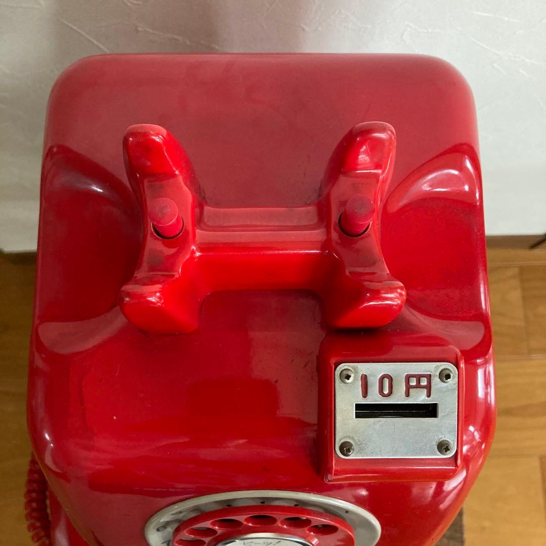 本物の赤電話 貯金箱