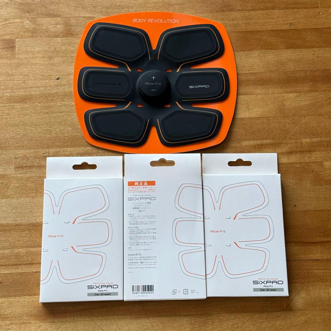 ★SIXPAD シックスパッド★ アブズフイット&ボディフィット　ジェル有り