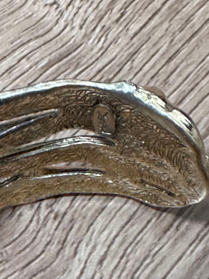 80s イヴ・サンローラン YSL gold l bangle