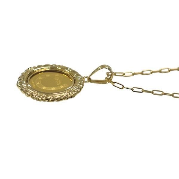 【18金×24金】ホースネックレス ペンダントトップ K18 K24 PAMP製