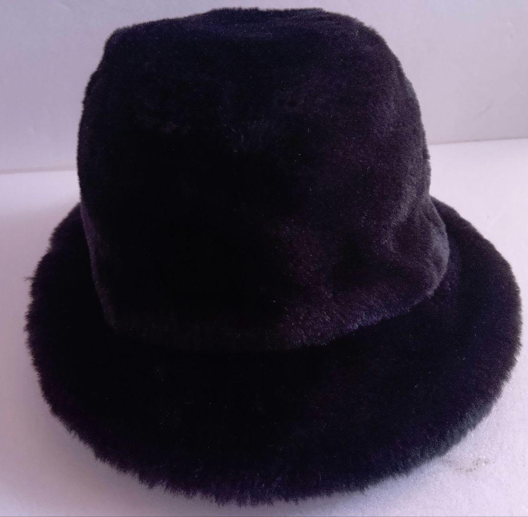 KIJIMA TAKAYUKI フェイクファー バケットハット 黒 サイズ3