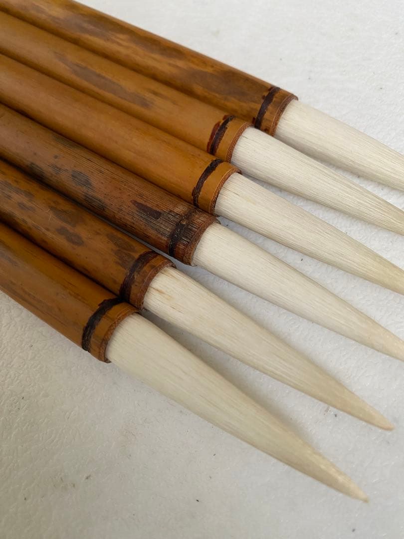 蘇州湖筆　右軍書法　筆　6本　中国筆　古筆