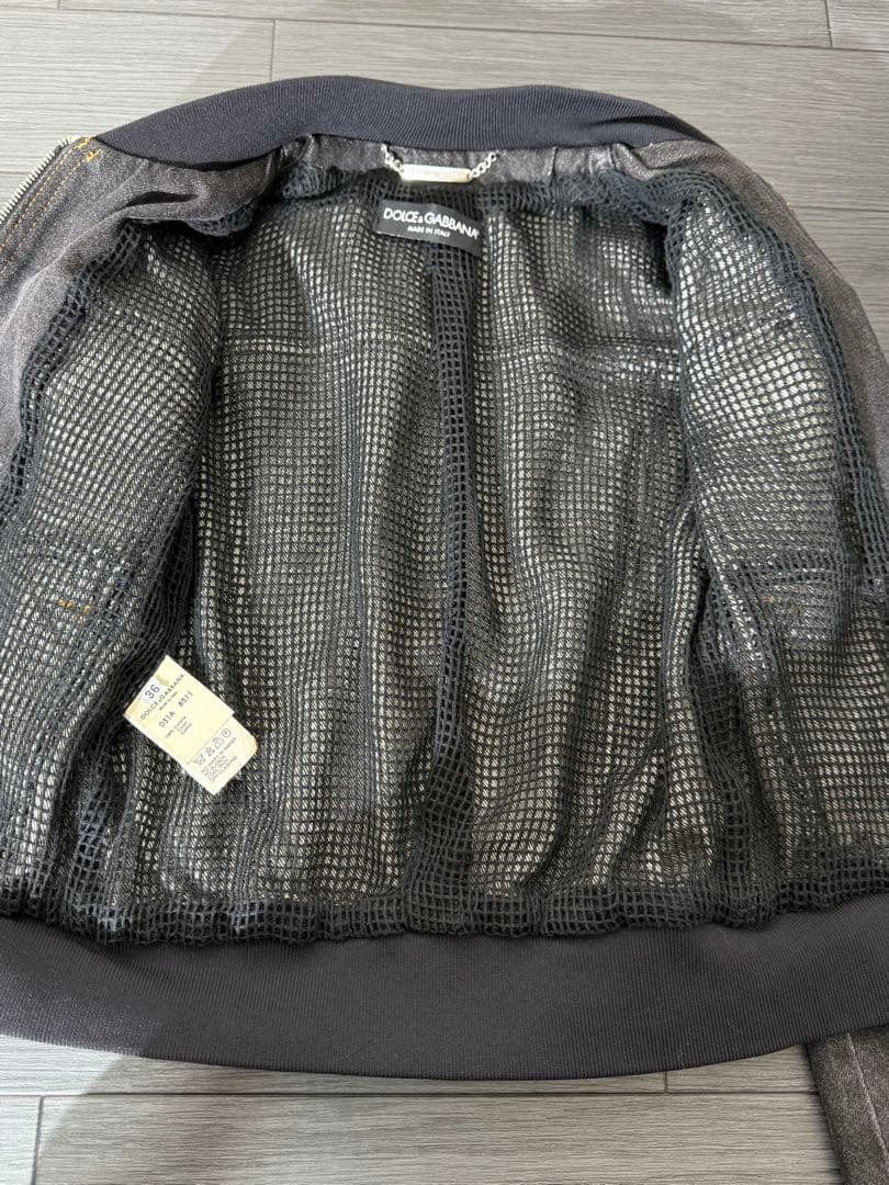 ドルチェ＆ガッバーナ デニムMA-1 ミリタリーブルゾン