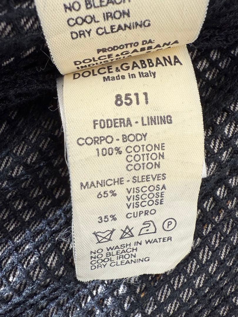 ドルチェ＆ガッバーナ デニムMA-1 ミリタリーブルゾン