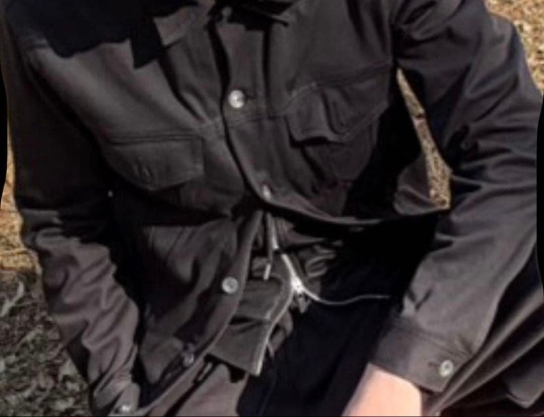 YANUK ×干場義雅 コラボ ブラックデニムジャケット