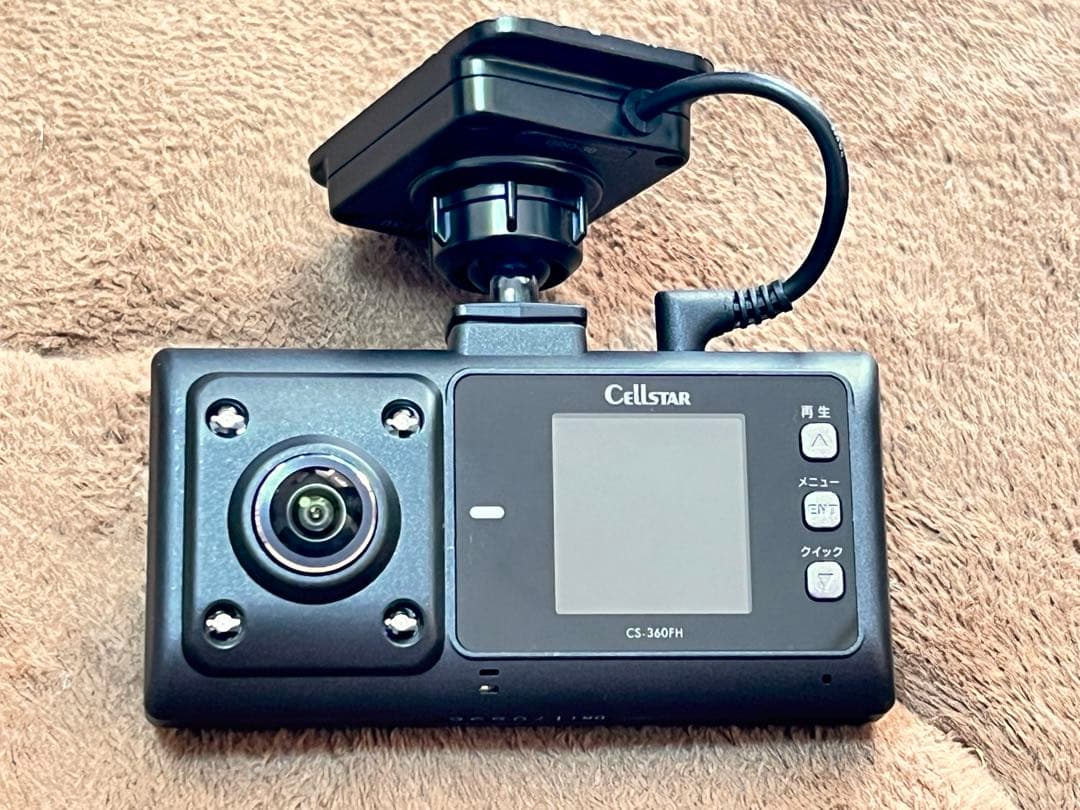 セルスター CS-360FH 360° ドラレコAR-393GM レーダー探知機