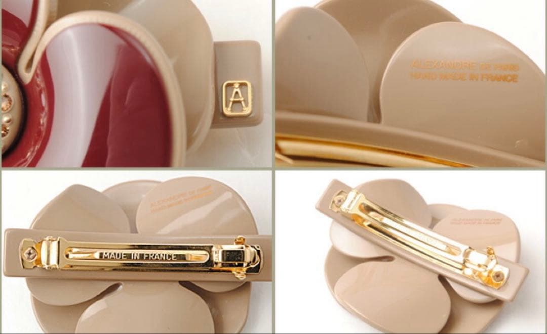 ALEXANDRE DE PARIS ヘアクリップセット