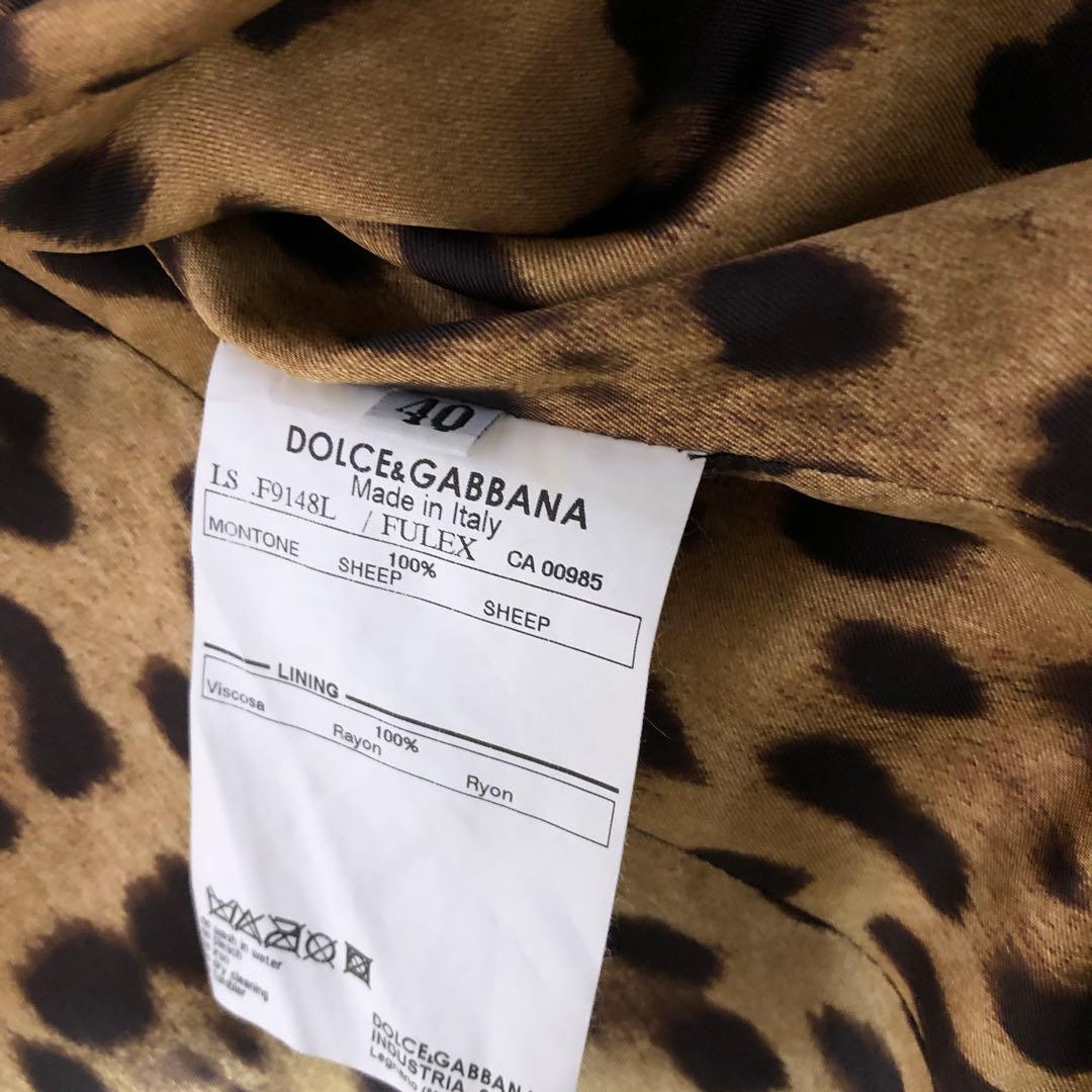 ✨ドルチェ&ガッバーナ DOLCE&GABBANA レザージャケット✨