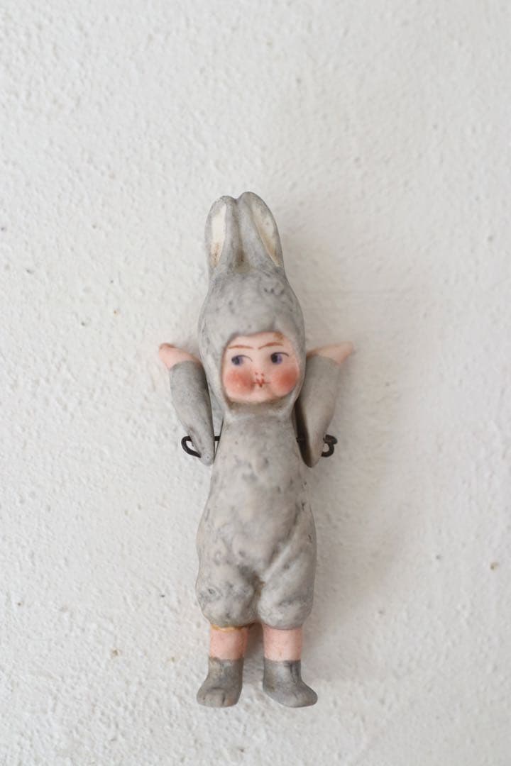 とってもおチビちゃん　ウサギ　ビスクドール　ドイツアンティーク