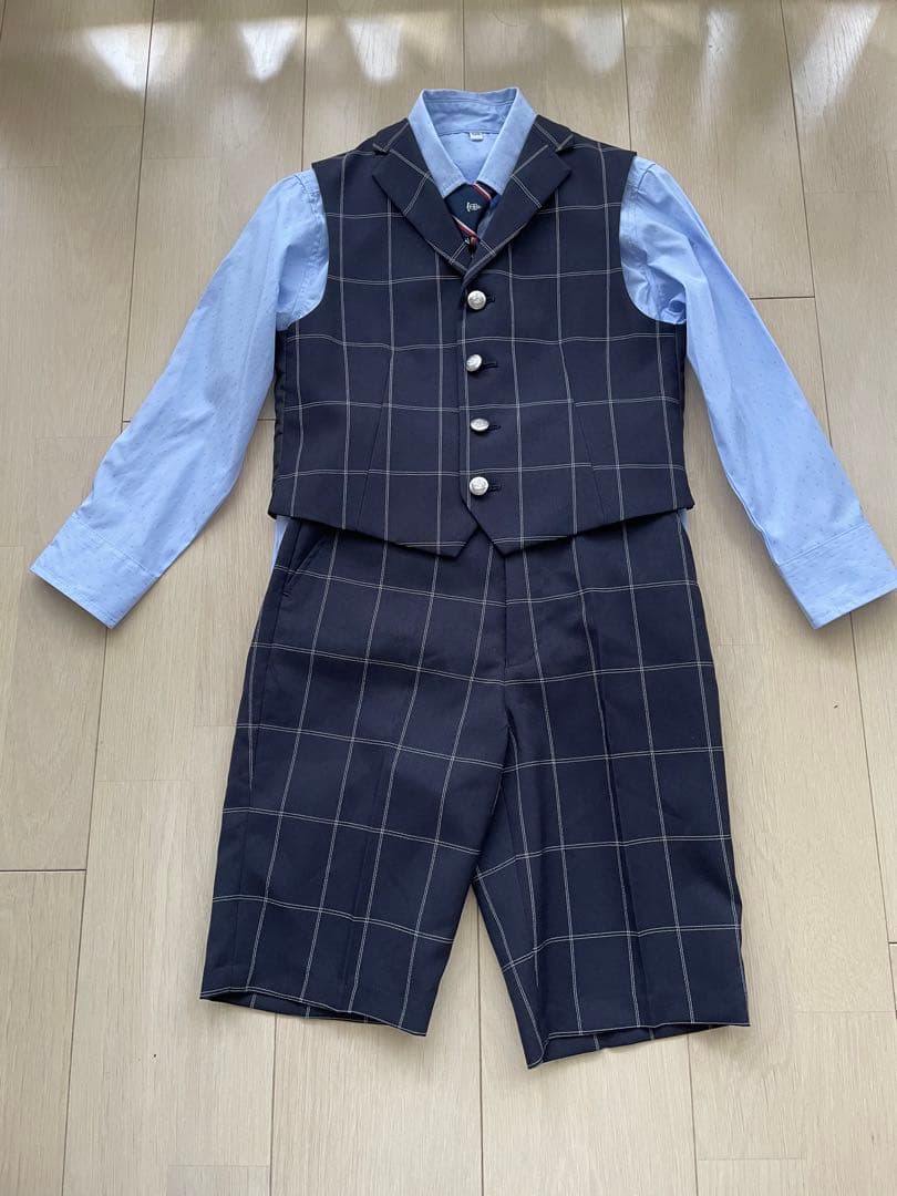 【最短発送】WANDER FACTORY フォーマルスーツ　フルセット120cm