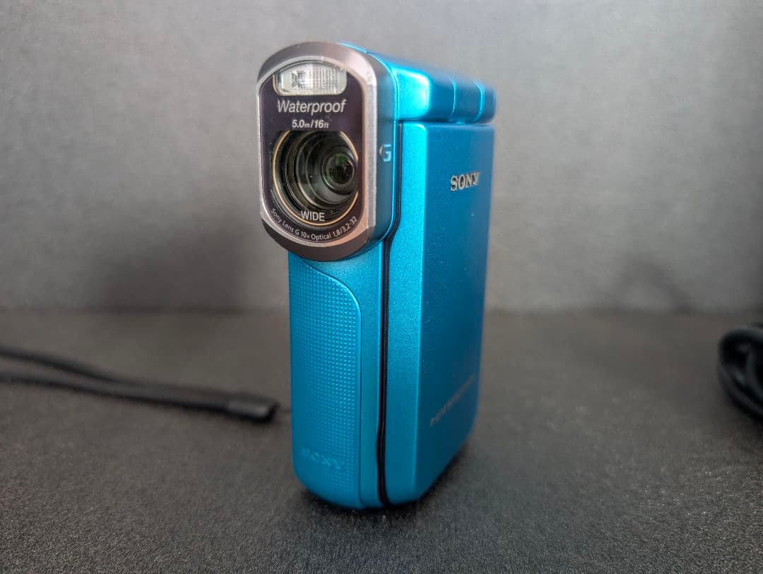 SONY ハンディカム HDR-GW77V ブルー バッテリー4個 充電器付き