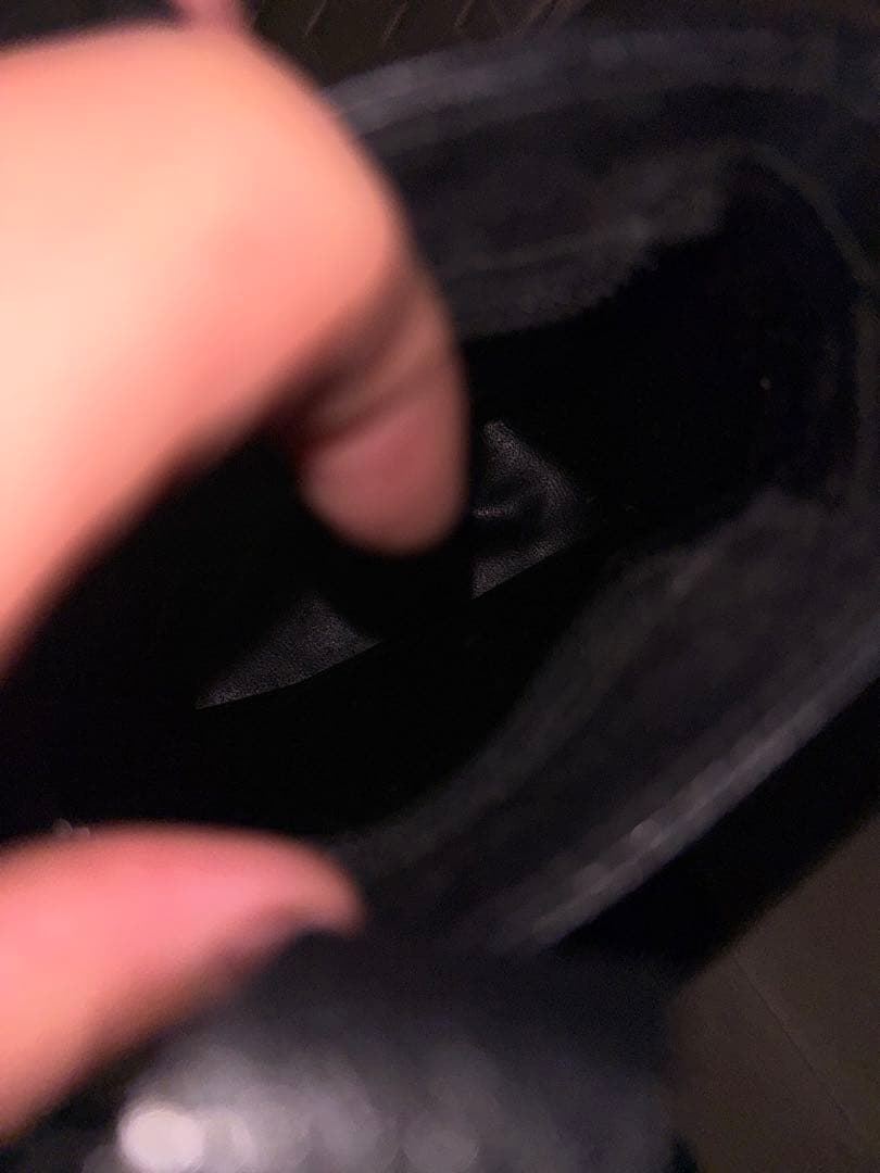 グッチ　ブラックレザーハンドバッグ