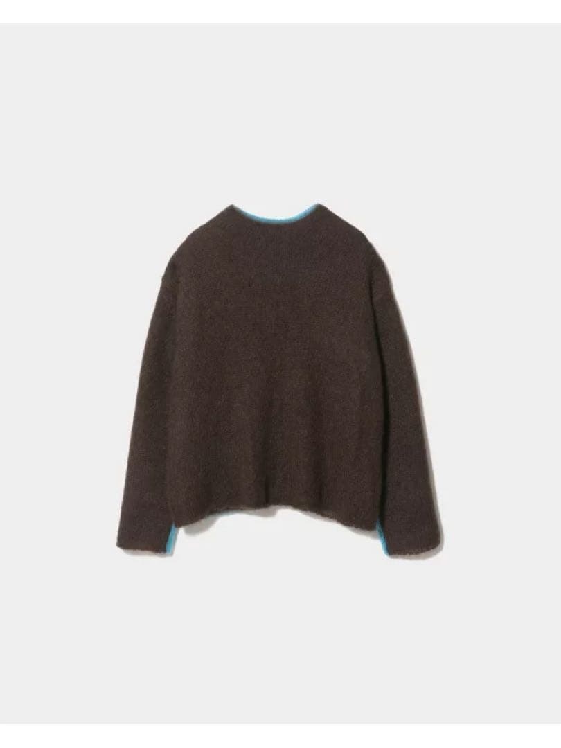 め*ろ様 beautiful people ウールモヘアニット サイズ42 ブル