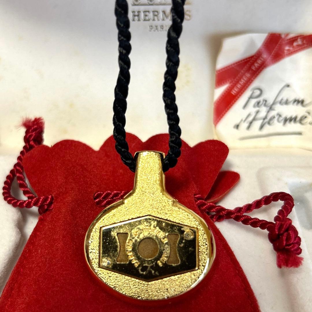 新品未使用　エルメス 90s パフューム ボトルネックレス 香水　ペンダント