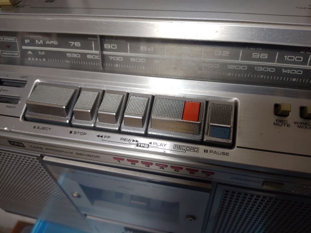 希少！バブル期ラジカセ　ナショナルRX-5300　メンテナンス済み飛び越し選曲7