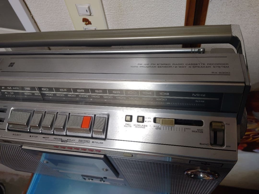 希少！バブル期ラジカセ　ナショナルRX-5300　メンテナンス済み飛び越し選曲7