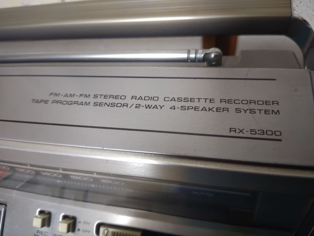 希少！バブル期ラジカセ　ナショナルRX-5300　メンテナンス済み飛び越し選曲7