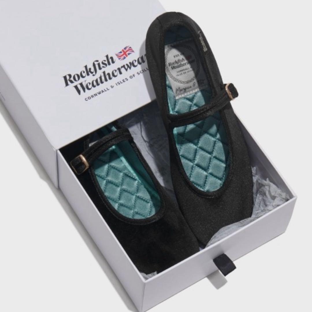 ROCKFISH WEATHERWEAR ブラック フラットシューズ