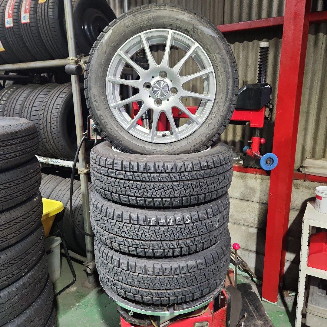 185/60R15　スタッドレス　外品アルミホイール付き　4本セット