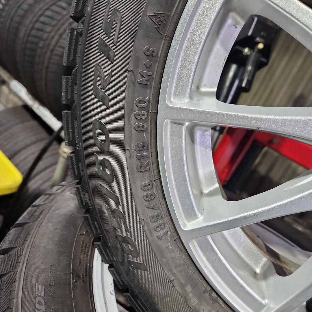 185/60R15　スタッドレス　外品アルミホイール付き　4本セット