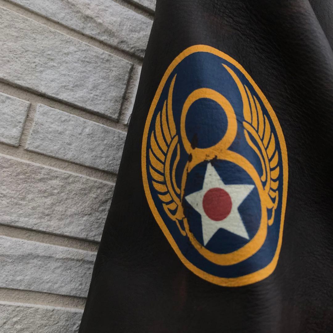 AVIREX　A-2　ブラウン　42　牛革　フライングタイガー