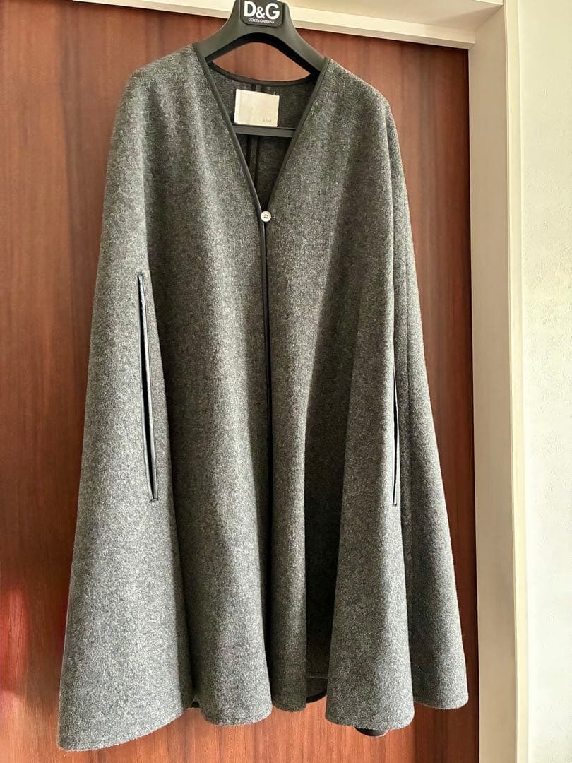 AK+1 デミルクスビームス　トリミングポンチョコート