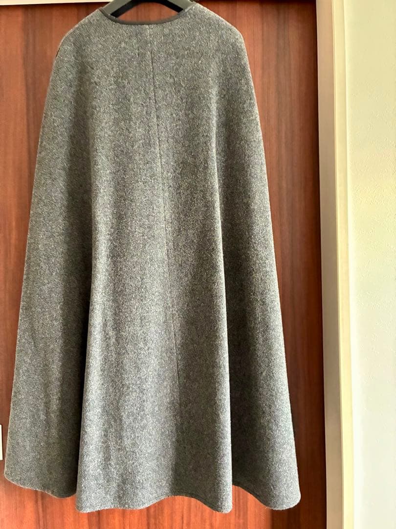 AK+1 デミルクスビームス　トリミングポンチョコート