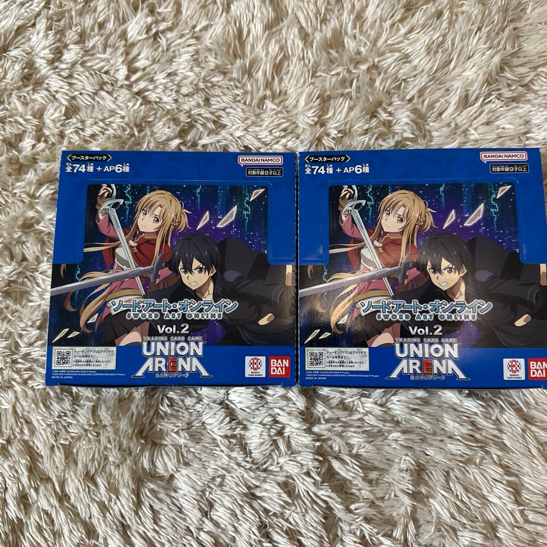 ユニアリ ソードアートオンライン　SAO vol2 2BOX テープ付き 初版