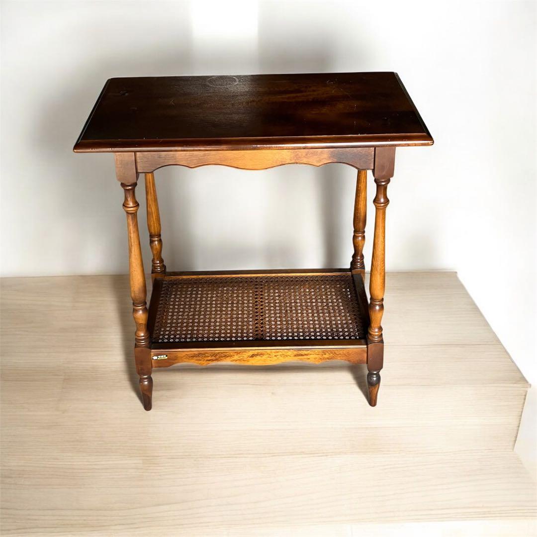 カリモク　karimoku⭐️コロニアル サイドテーブル　花台　電話台　愛知県