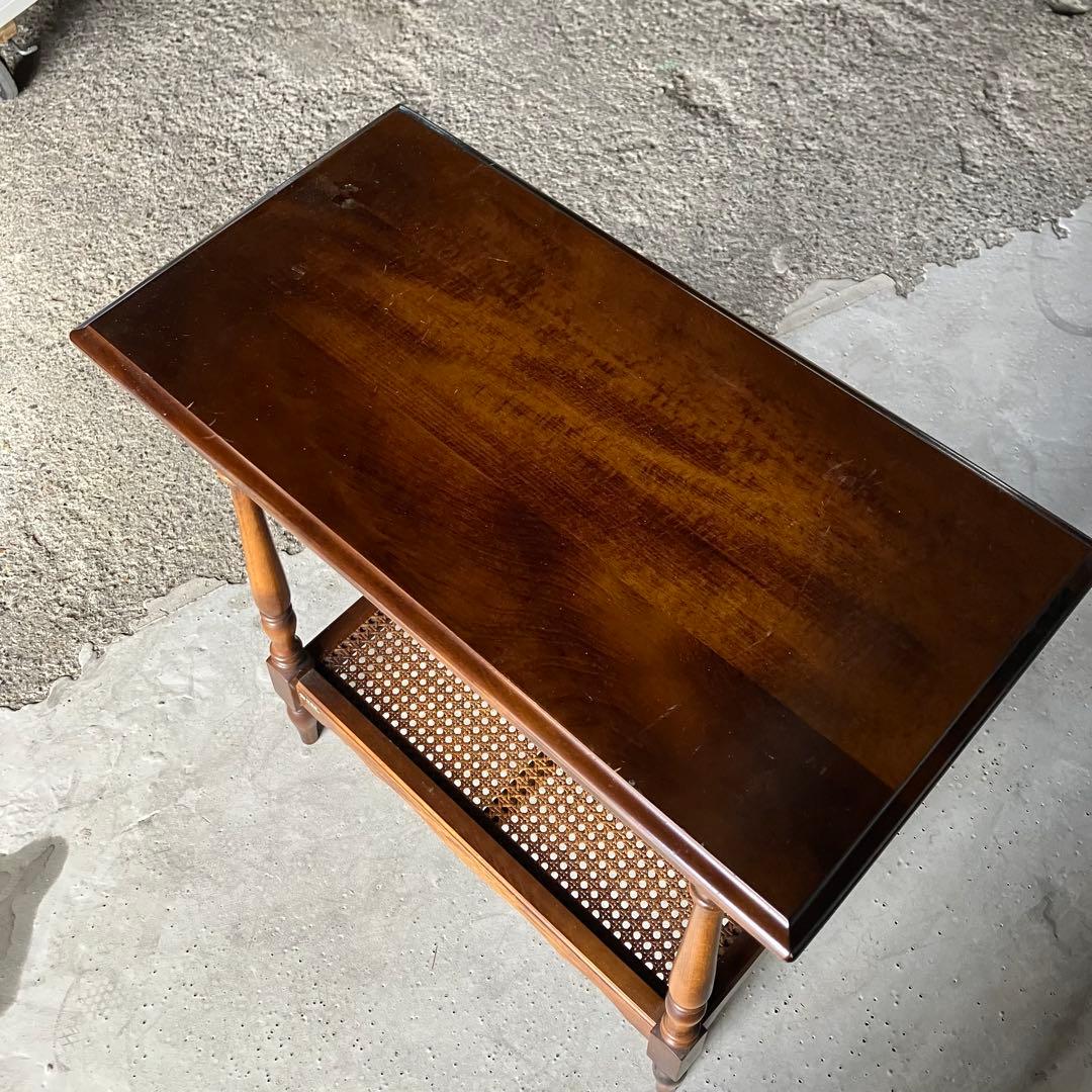 カリモク　karimoku⭐️コロニアル サイドテーブル　花台　電話台　愛知県