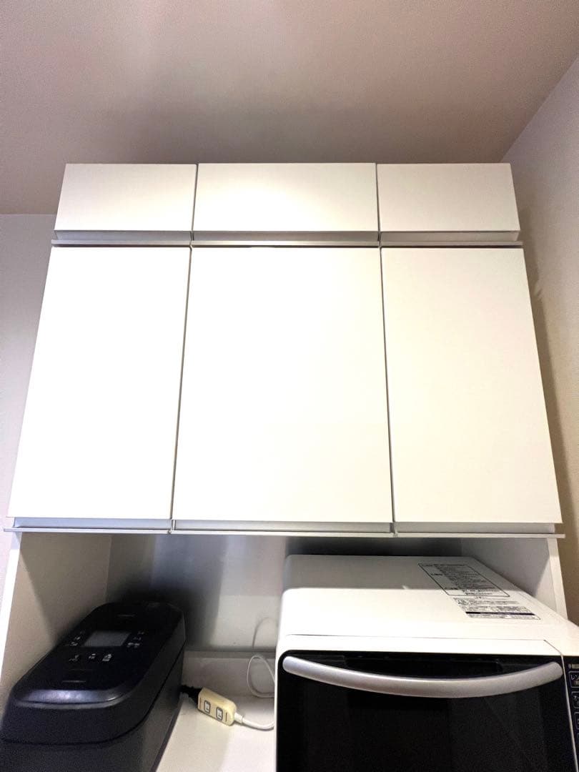 Pamouna（パモウナ）大塚家具 キッチンボード 上部収納付き