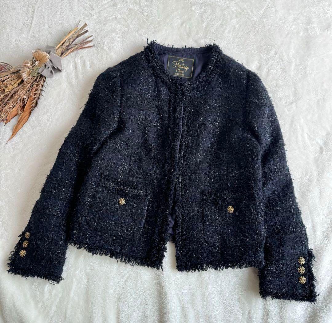 23区 ツイード スーツ セットアップ ヘリテージコレクション ノーカラー 高級