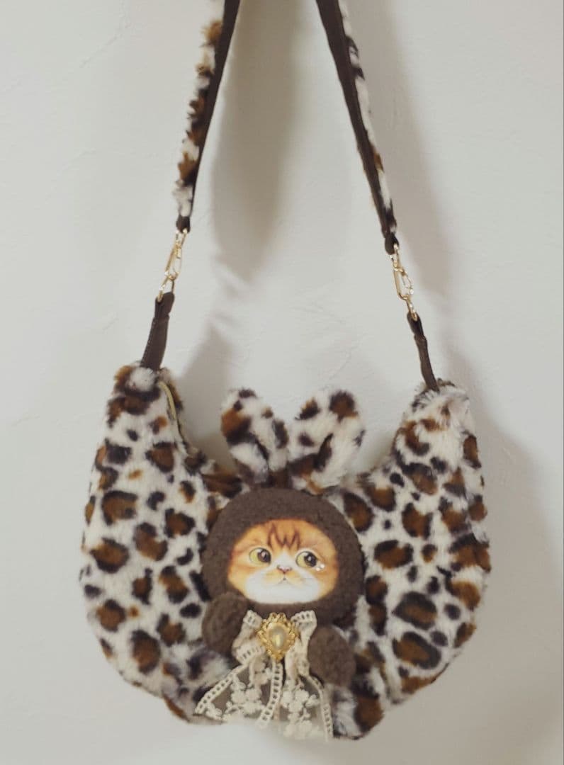 I*様 ハンドメイド 2way ショルダー バッグ ファー コヤンイサムチョン