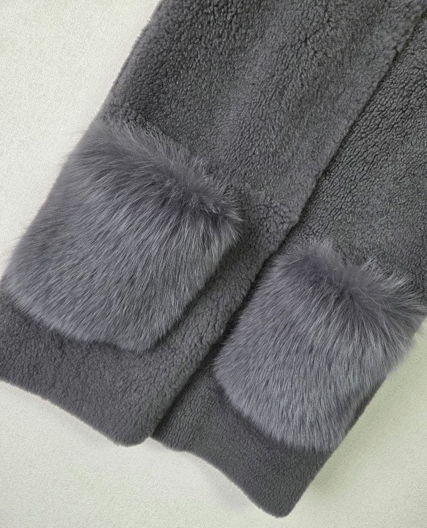 ムートン ファー ジレ
