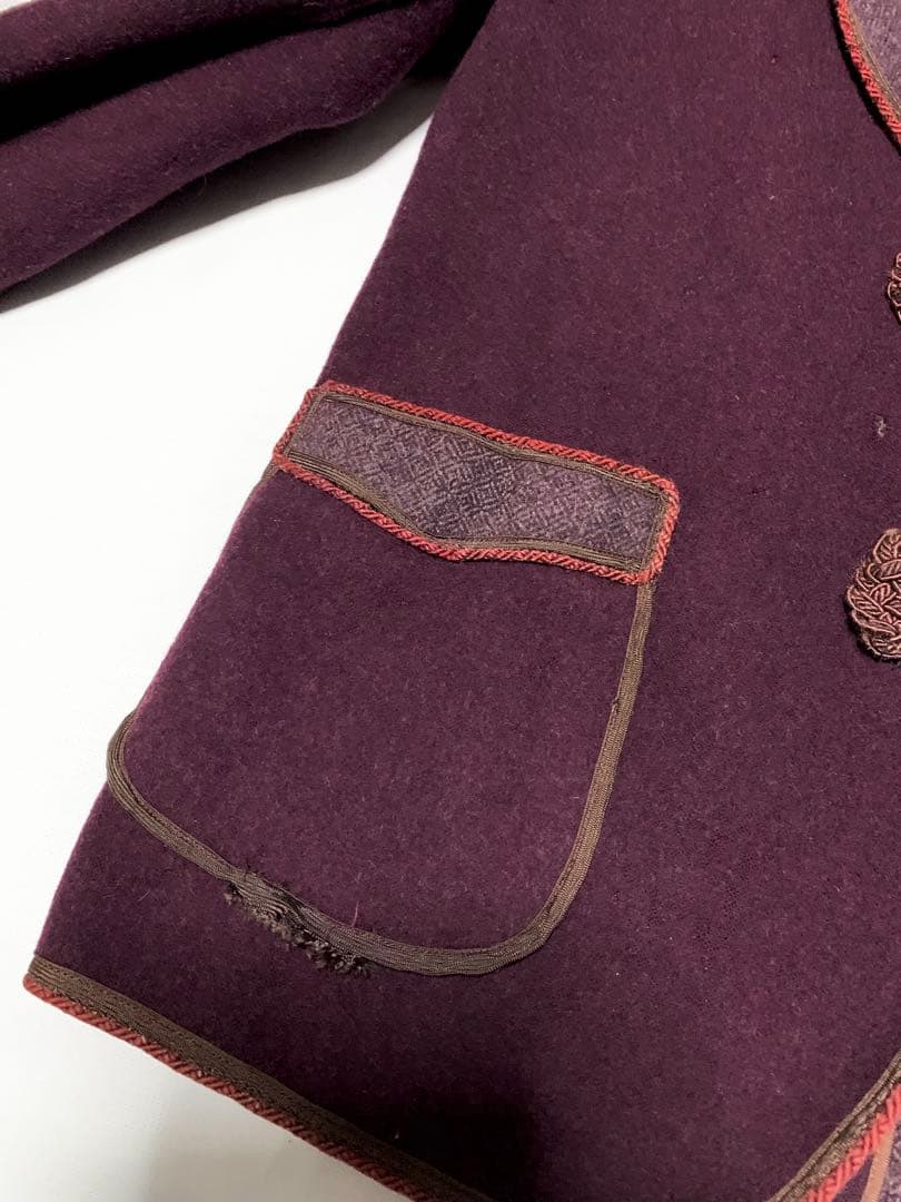 30s40sスモーキングジャケット ヴィンテージガウンテーラードロカビリーコート