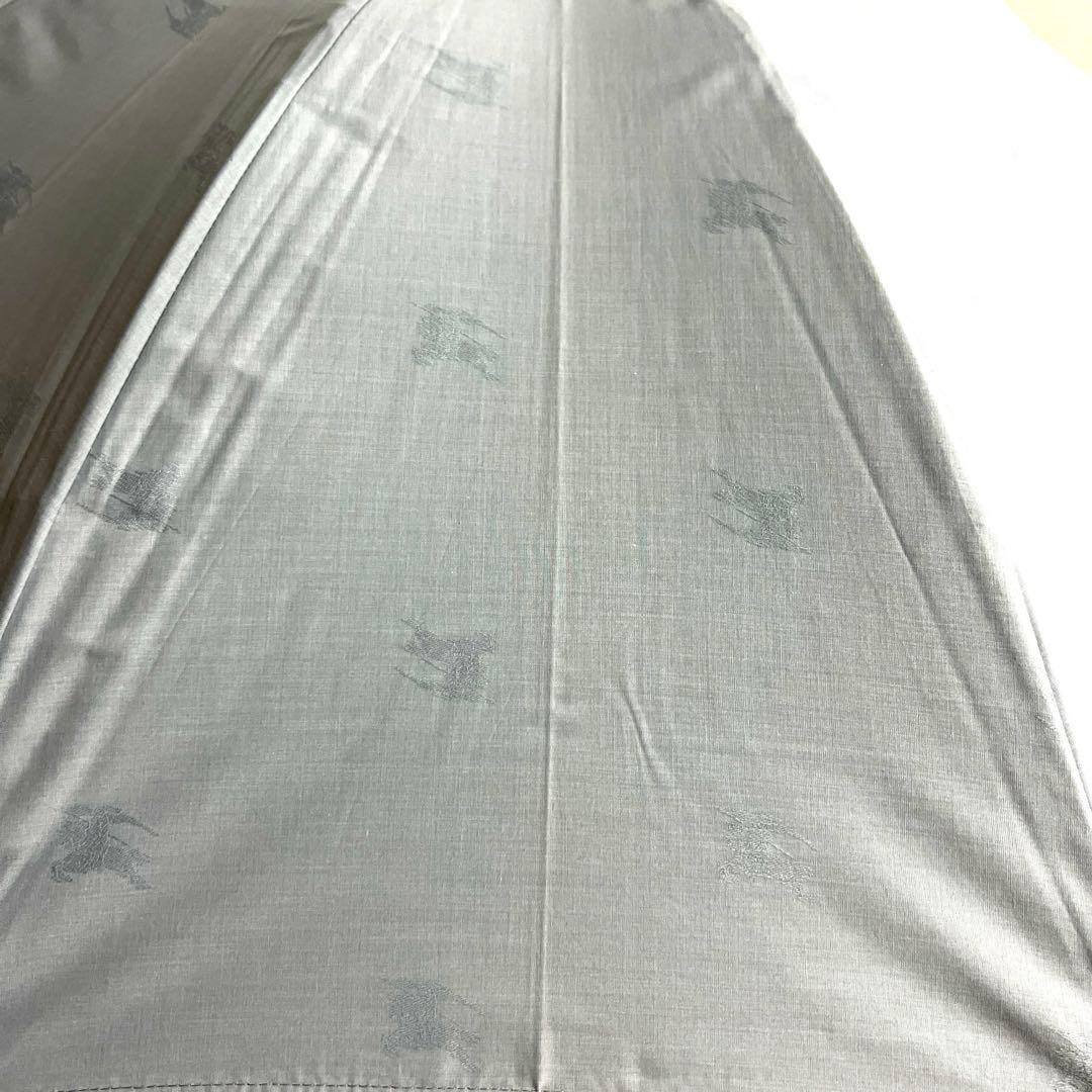 新品バーバリー １級遮光傘 プチパラ 長さ伸縮可能タイプ長傘 日傘 ホースマーク