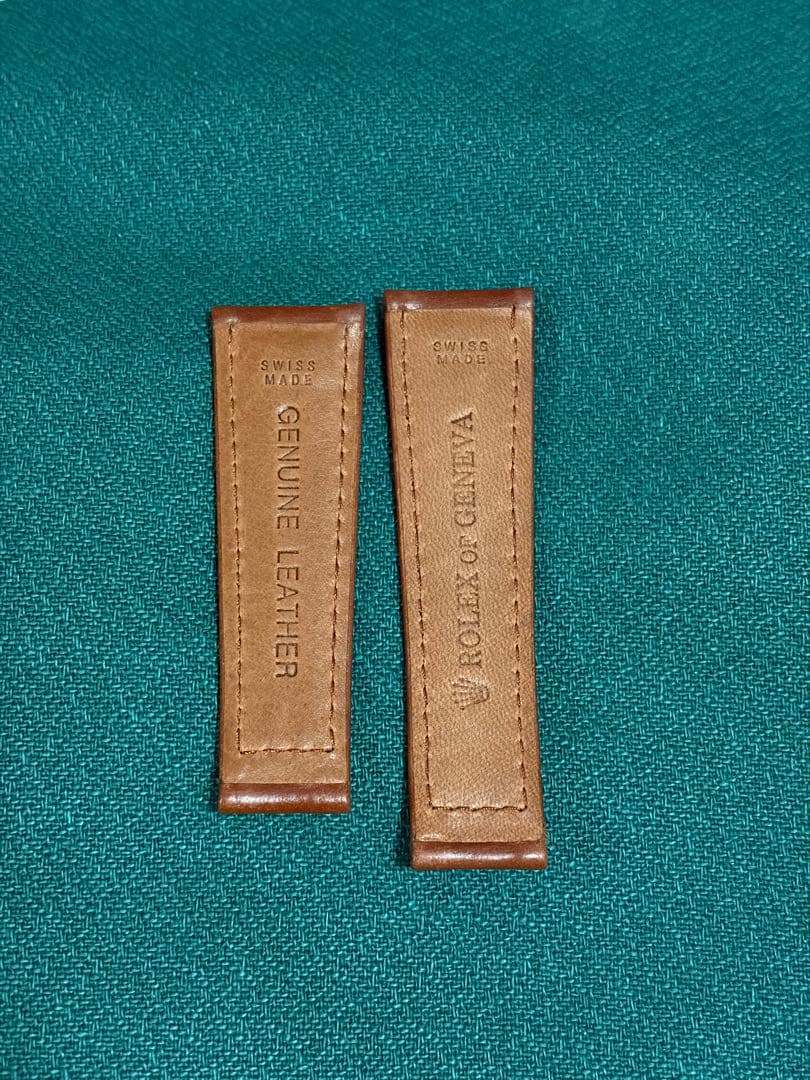 ロレックス純正ベルト　デイトナ用カーフ　ブラウン　未使用品