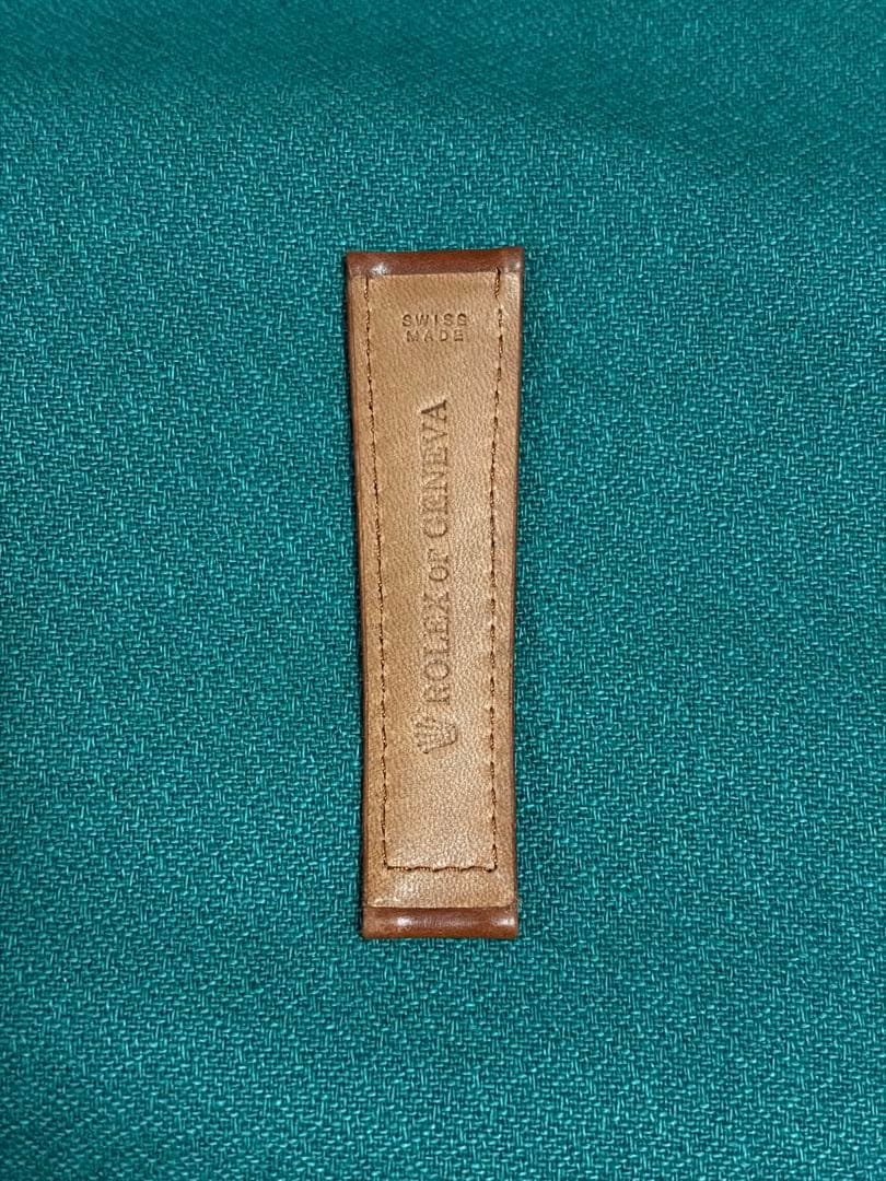 ロレックス純正ベルト　デイトナ用カーフ　ブラウン　未使用品