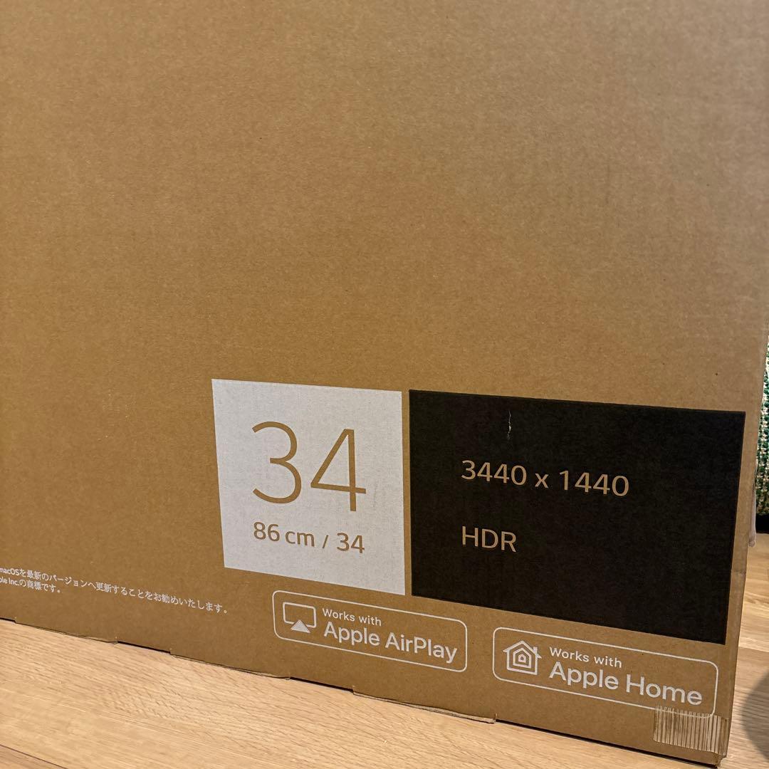 【極美品】LG 21:9曲面型ウルトラワイド スマートモニター黒