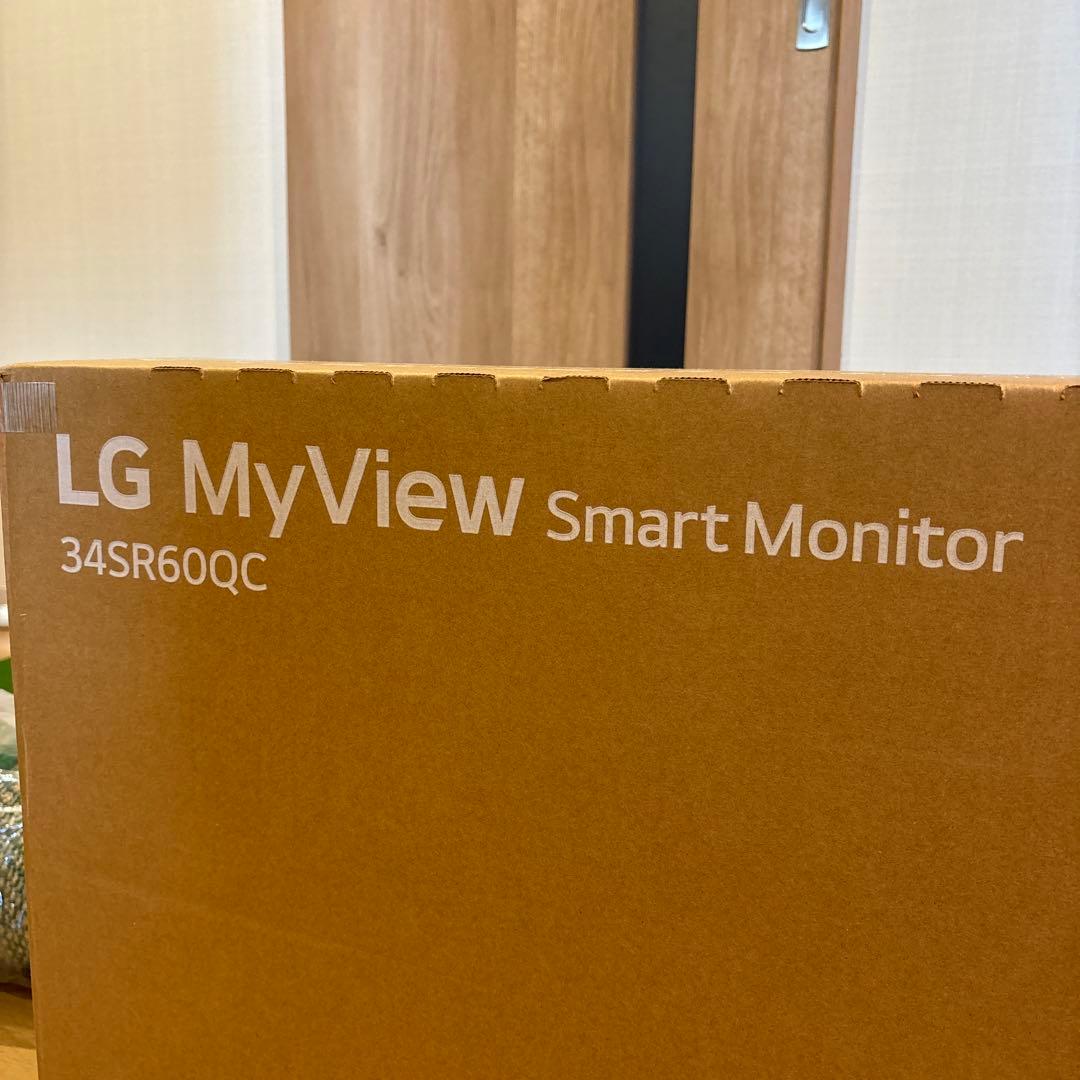 【極美品】LG 21:9曲面型ウルトラワイド スマートモニター黒