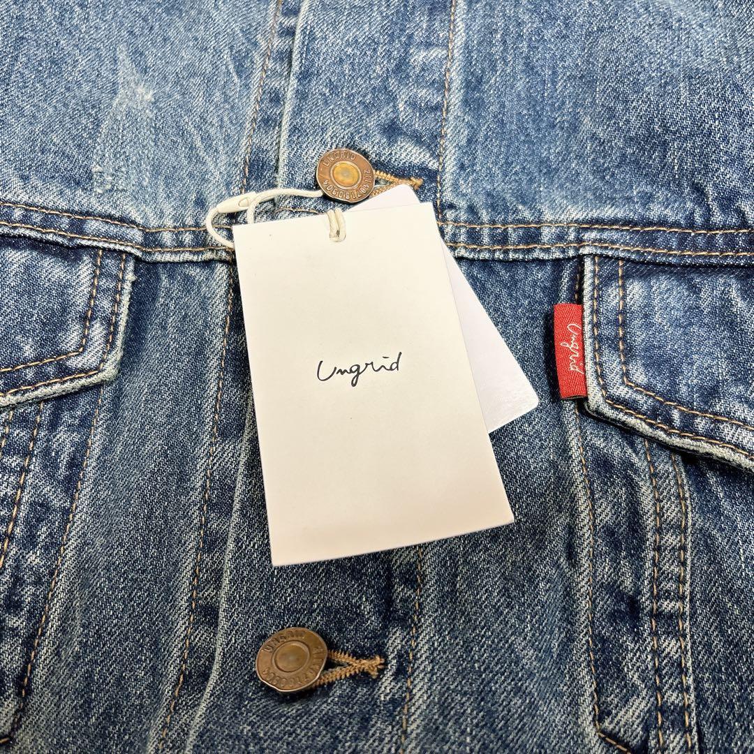 新品タグ付き◎送料込み/匿名配送◎Ungrid オーバーサイズ　デニムジャケット