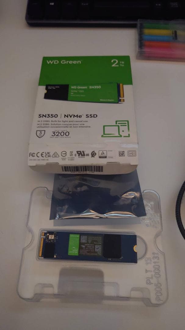 3*ル様 WD Green SN350 2TB【正常100%】