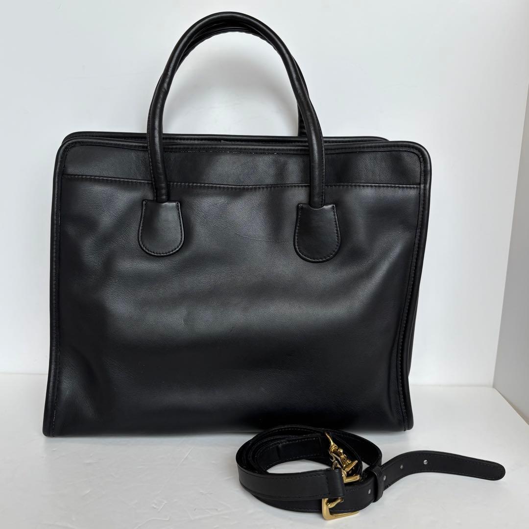COACH オールドコーチ 7302 2way ビジネスバッグ ショルダー　黒