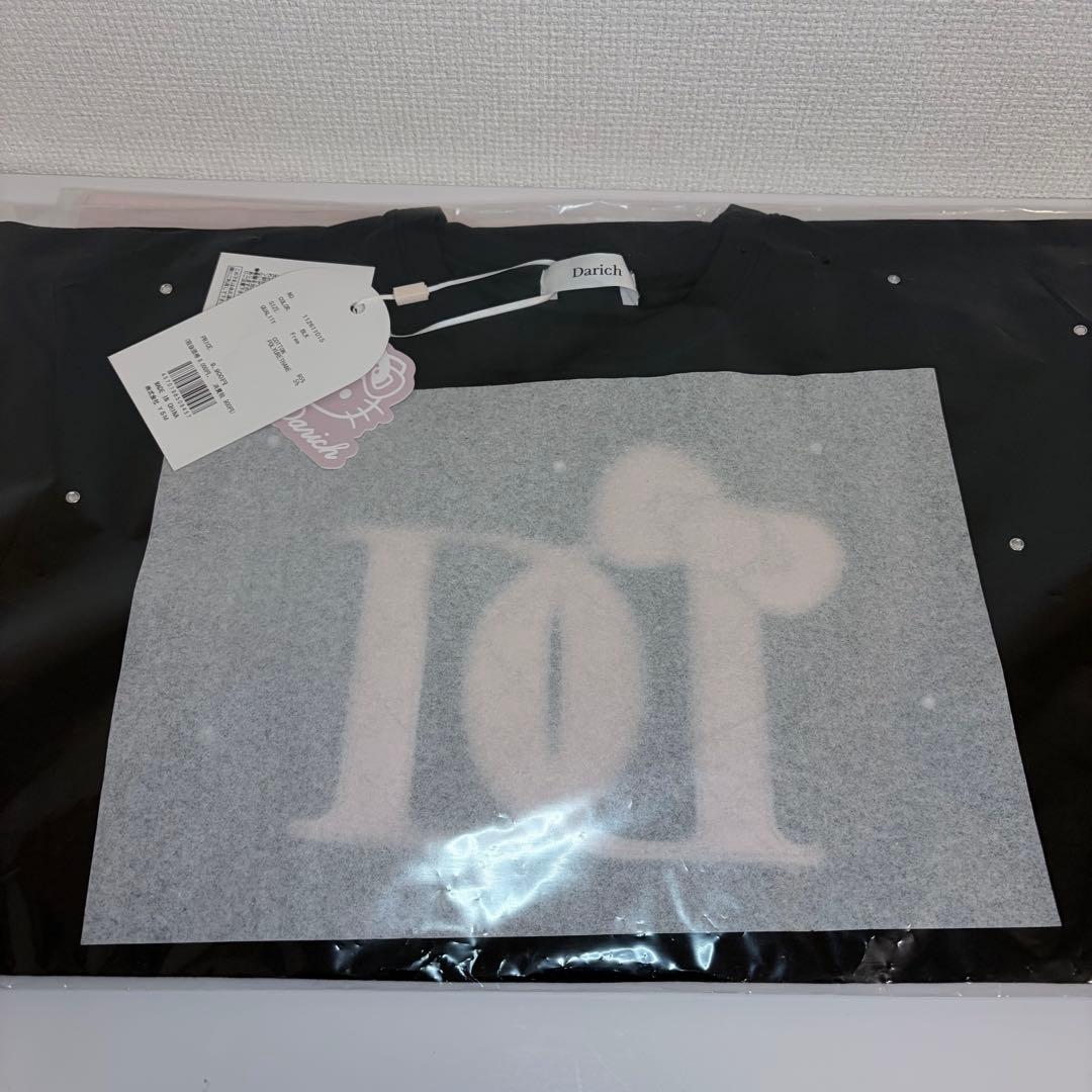 未開封♡ Hello DarichキルティングアップリケビジューTシャツ 黒