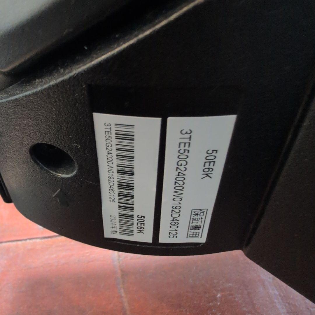 ● 極美品 Hisense 50インチ 4K液晶テレビ 50E6K Dolby