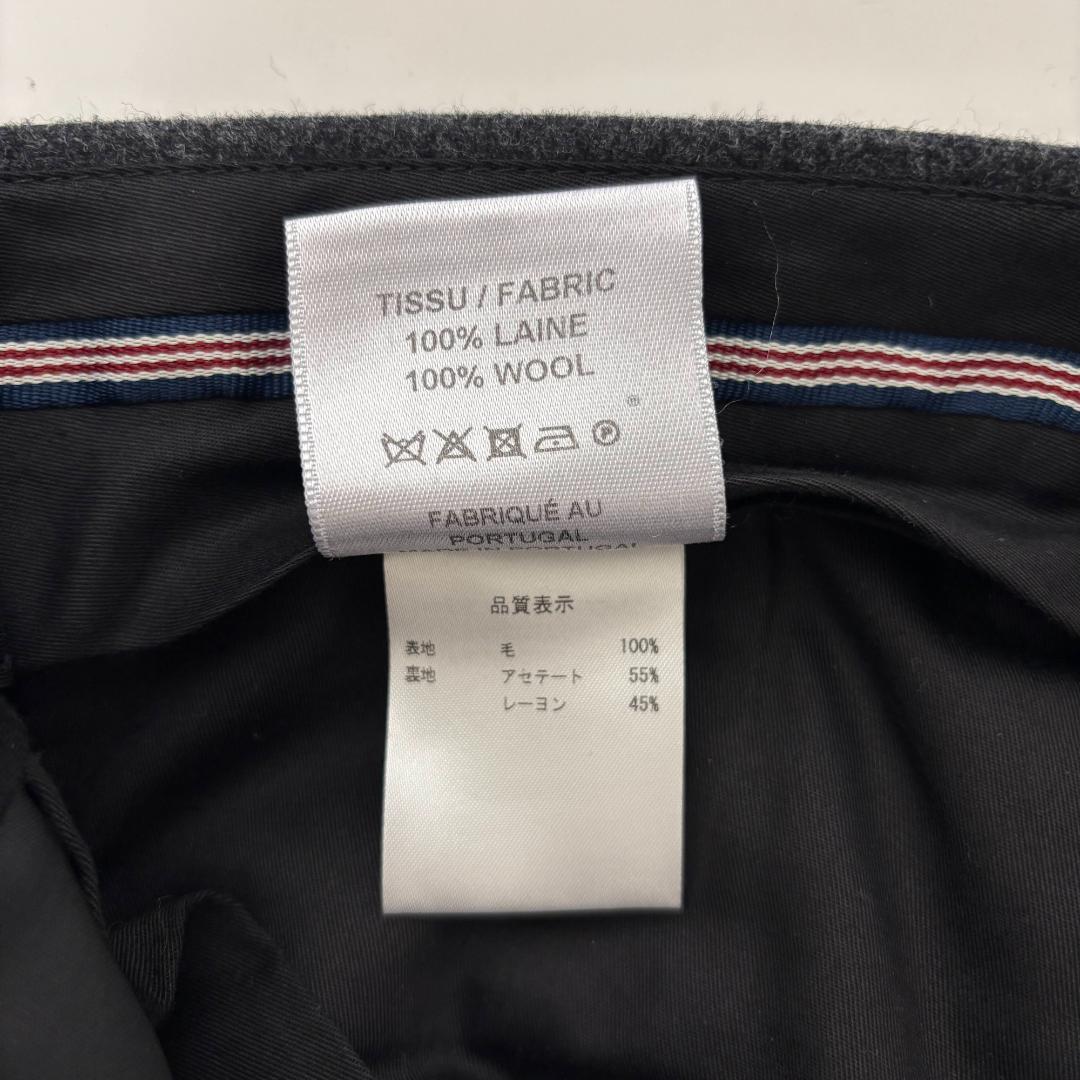 BERNARD ZINS COPILOTE フランネル パンツ グレー 38