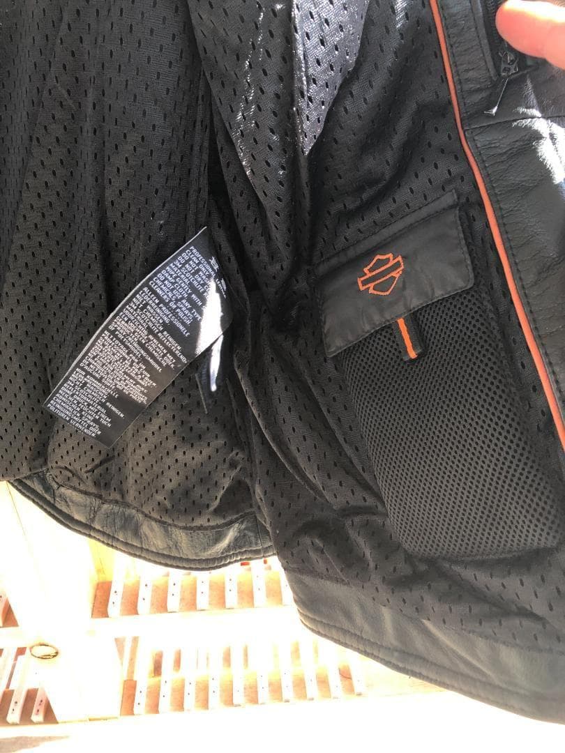 [在庫処分] 新品 Harley-Davidson ブラック レザージャケットM