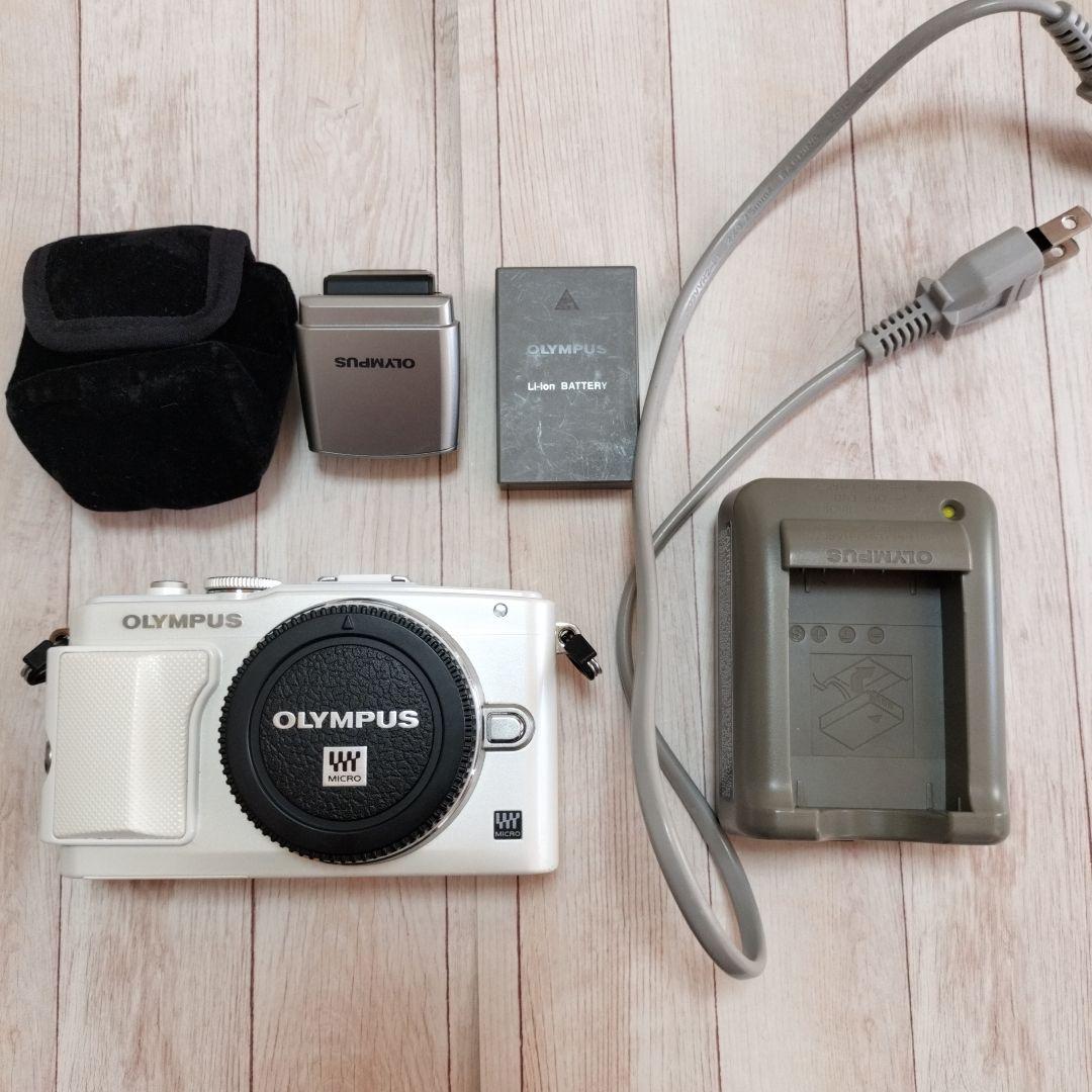 OLYMPUS PEN Lite E-PL6 ホワイト 本体・付属品あり