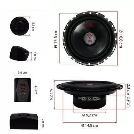 JBL スピーカー 6インチ 2WAYキット カーオーディオ セット