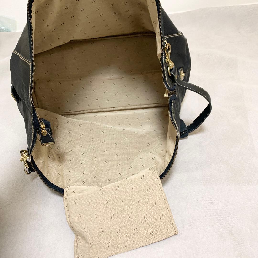 美品　GOLD PFEIL ゴールドファイル　ボストンバッグ　レザー　ブラック